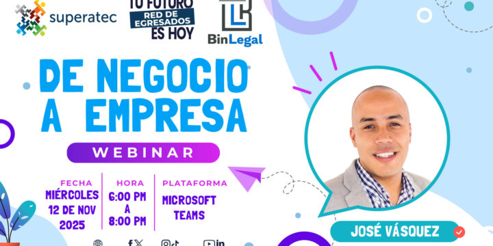 Superatec impulsa la formalización de emprendedores venezolanos con el Webinar “De Negocio a Empresa”