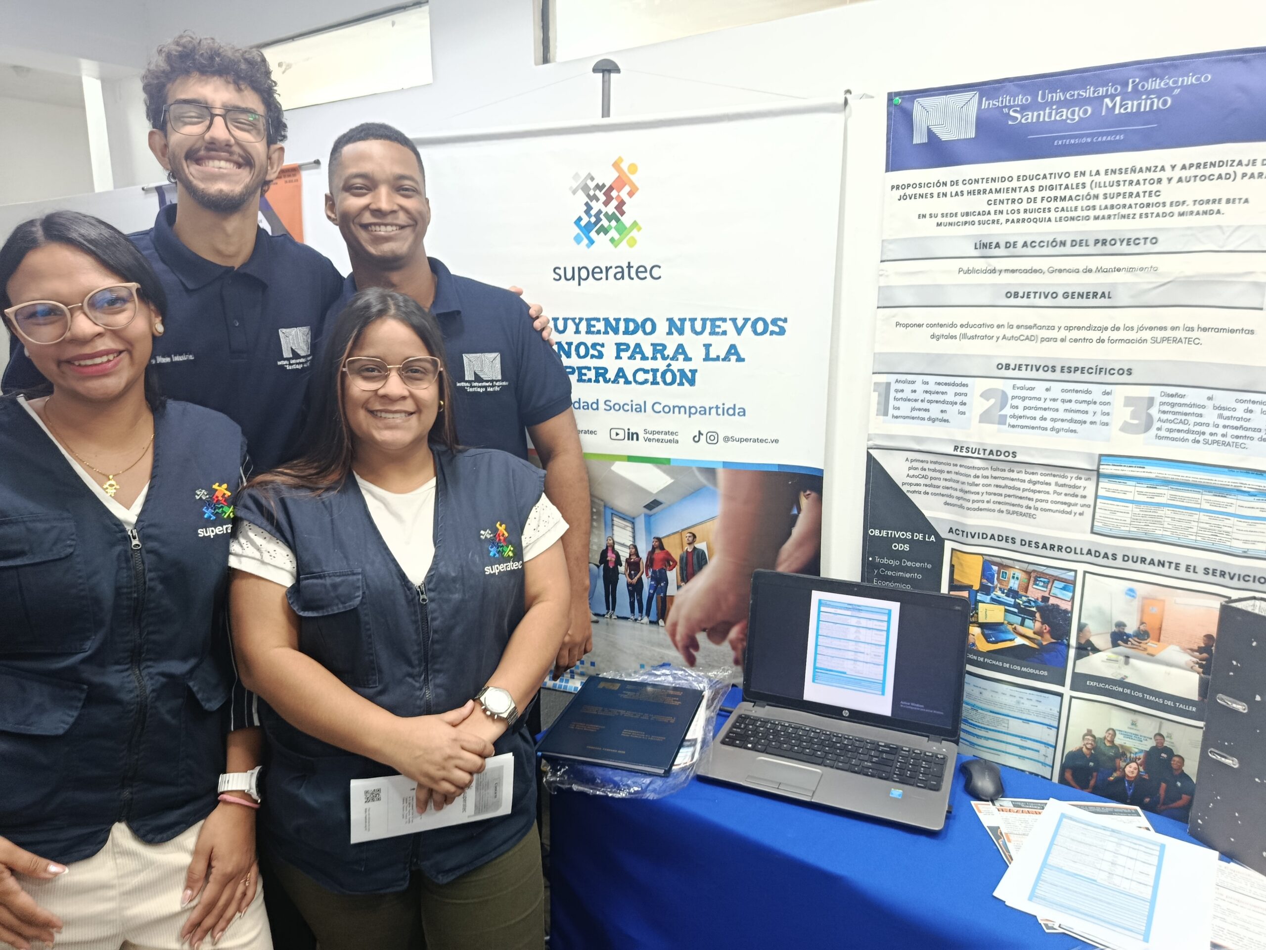 Alianza entre Superatec y el Politécnico Santiago Mariño rinde frutos: Estudiante de Ingeniería gana premio al “Mayor Impacto Social”